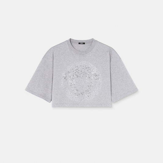 Crystal Medusa Crop Boxy T-Shirt