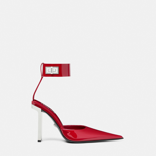 Slice Patent Slingback Pumps 105 mm