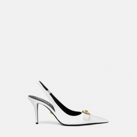 Gianni Ribbon Slingback Pumps 85 mm