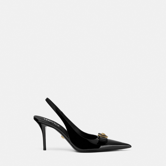 Gianni Ribbon Slingback Pumps 85 mm