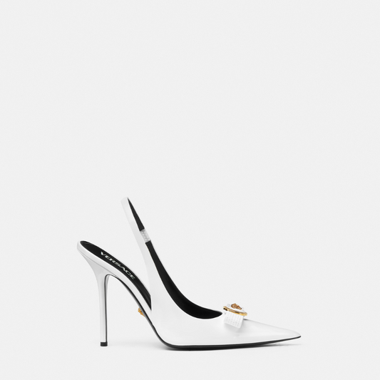 Gianni Ribbon Slingback Pumps 110 mm