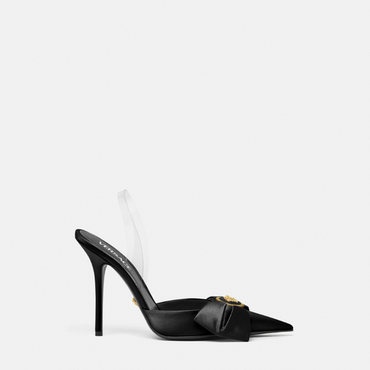 Alia Satin Slingback Pumps 110 mm