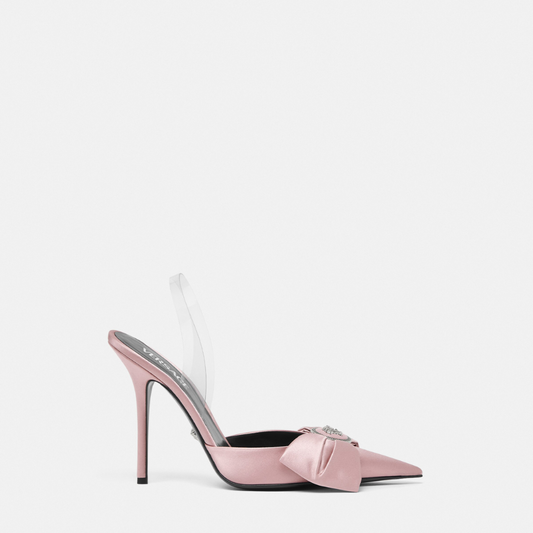 Alia Satin Slingback Pumps 110 mm