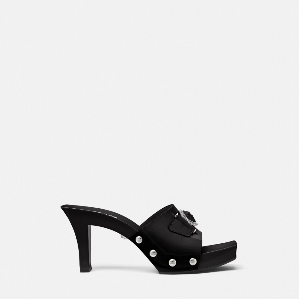Medusa Buckle Patent Clogs 60 mm