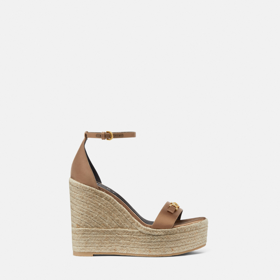 Medusa '95 Satin Wedge Sandals 120 mm