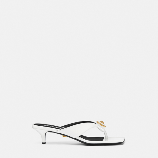 Gianni Ribbon Patent Mules 45 mm