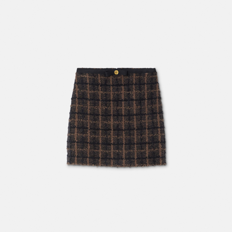 Bouclé Tweed A-Line Skirt