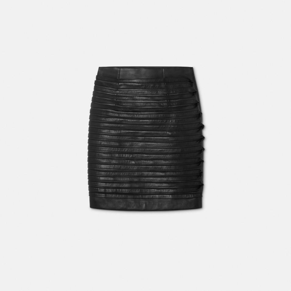 Plongé Leather Pencil Skirt