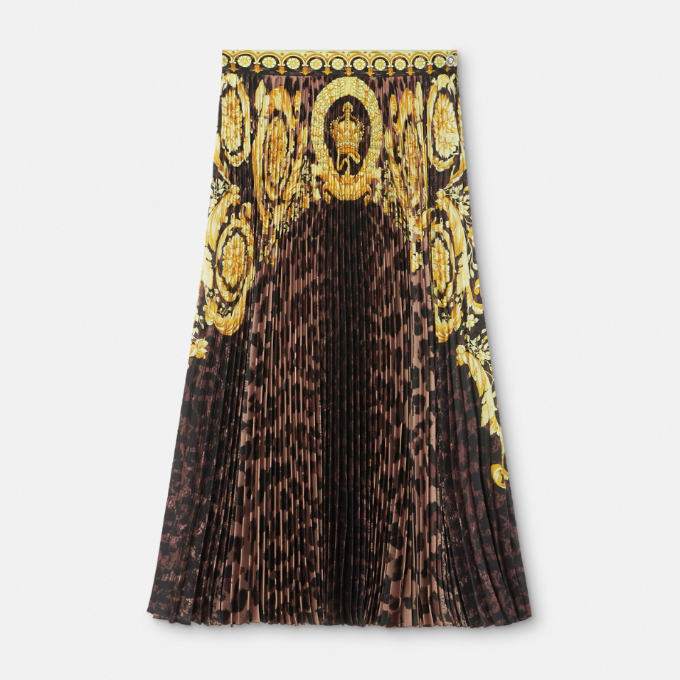 Wild Barocco Pleated Mini Skirt