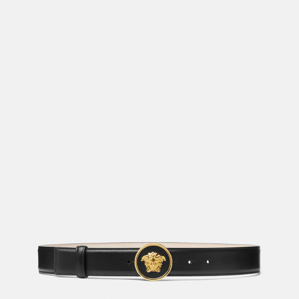 La Medusa Leather Belt 3 cm