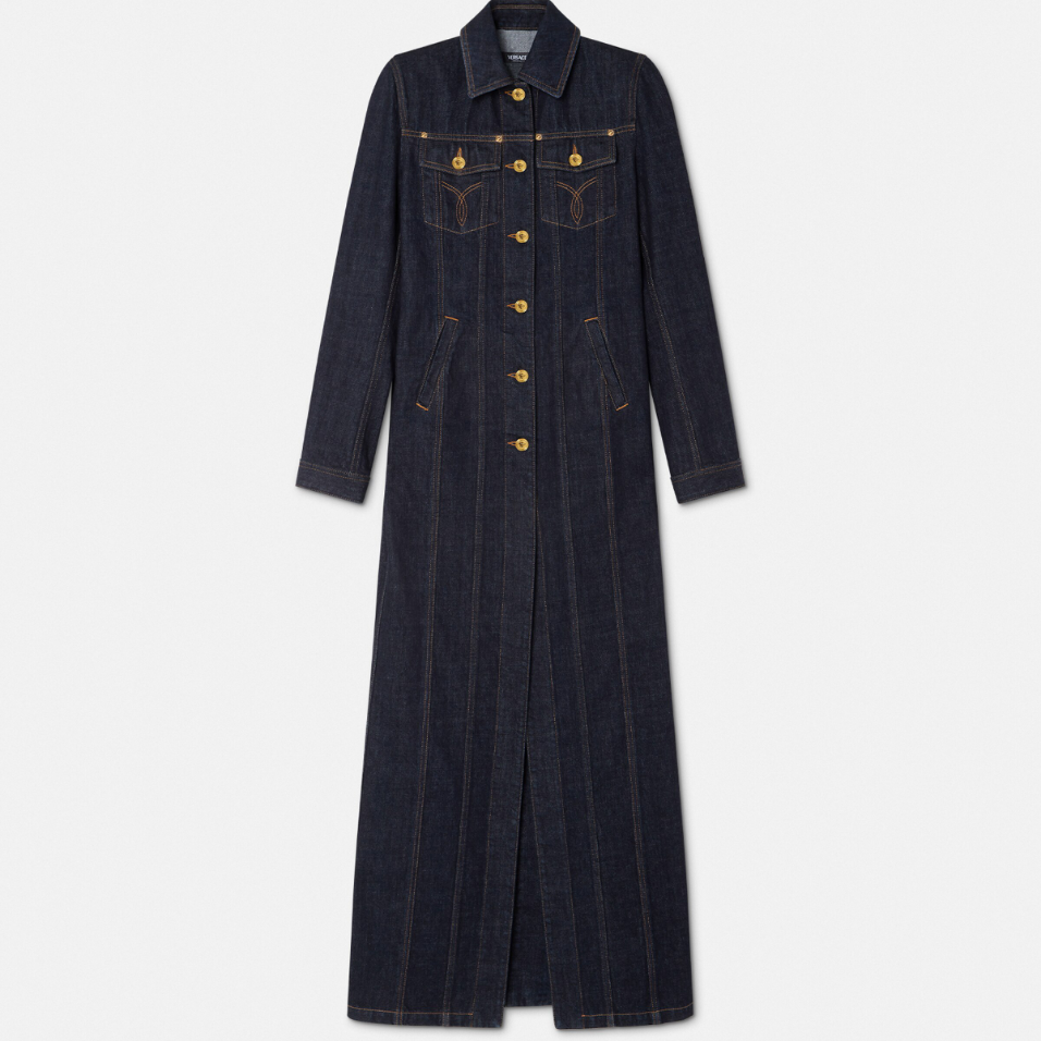 Denim Long Coat