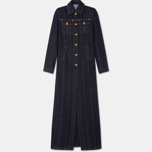Denim Long Coat