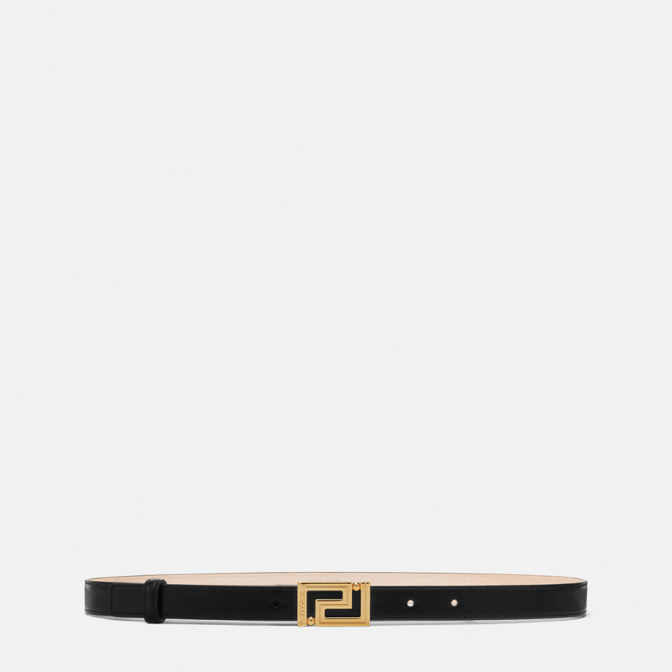 Greca Goddess Leather Belt 2 cm