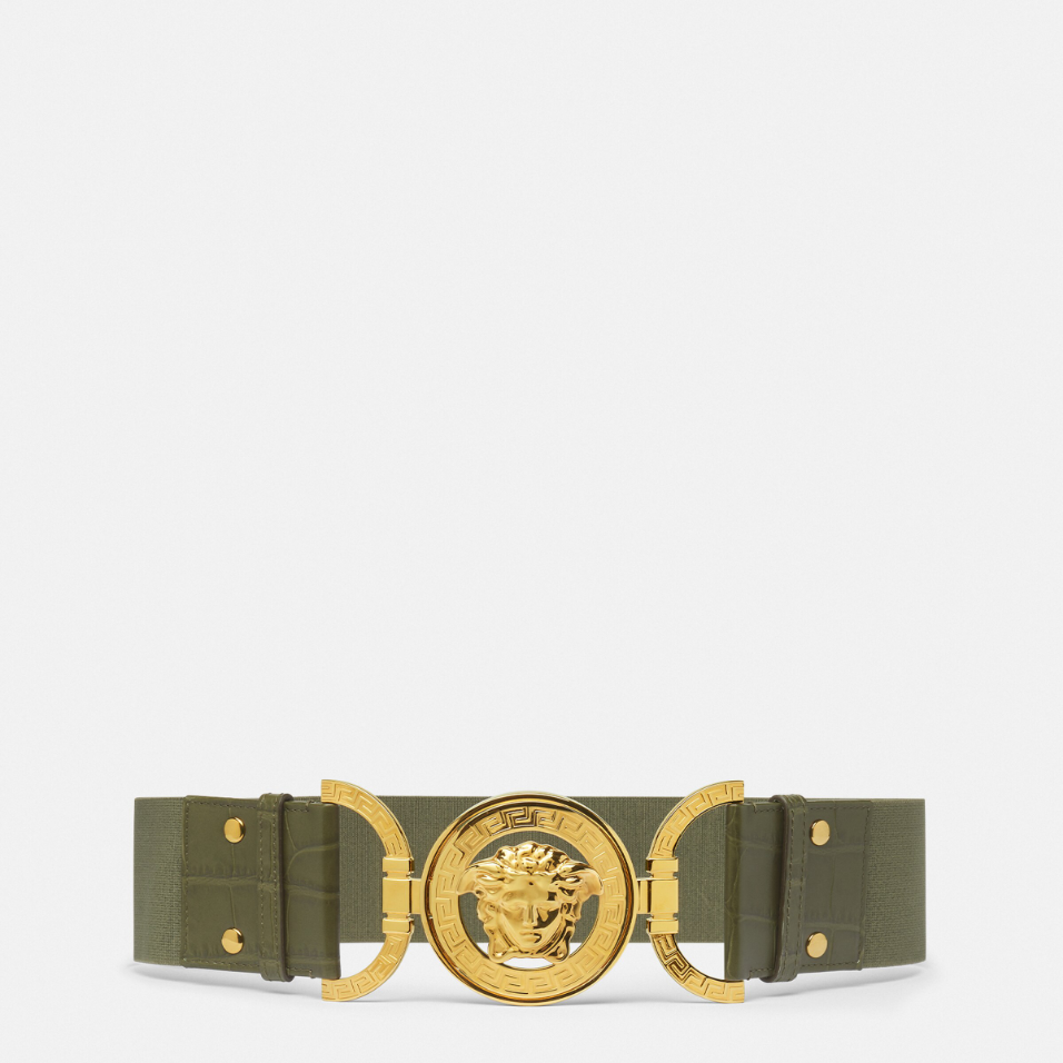 Medusa '95 Croc-Effect Belt 6 cm