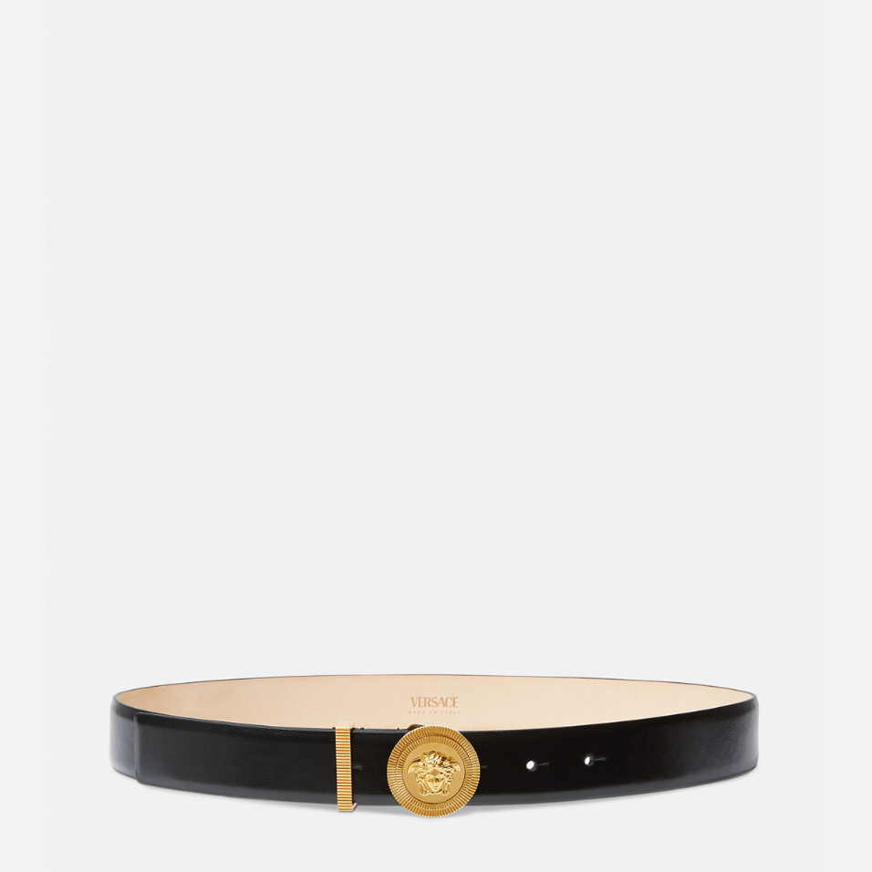 Medusa Biggie Leather Belt 3 cm