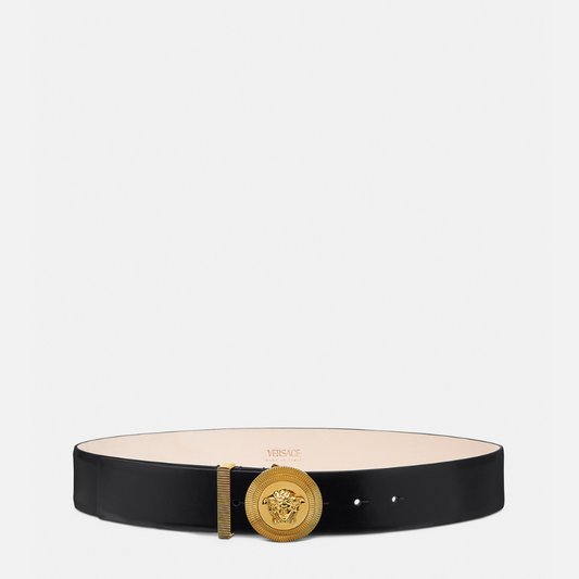 Medusa Biggie Leather Belt 4 cm