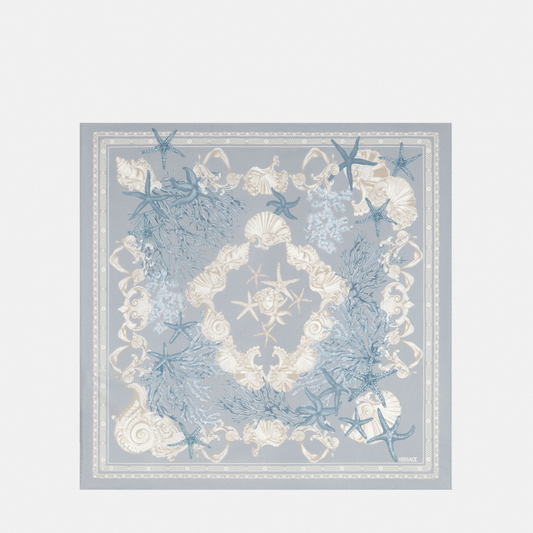 Barocco Sea Silk Foulard 90 cm