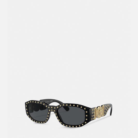 Studded Medusa Biggie Sunglasses