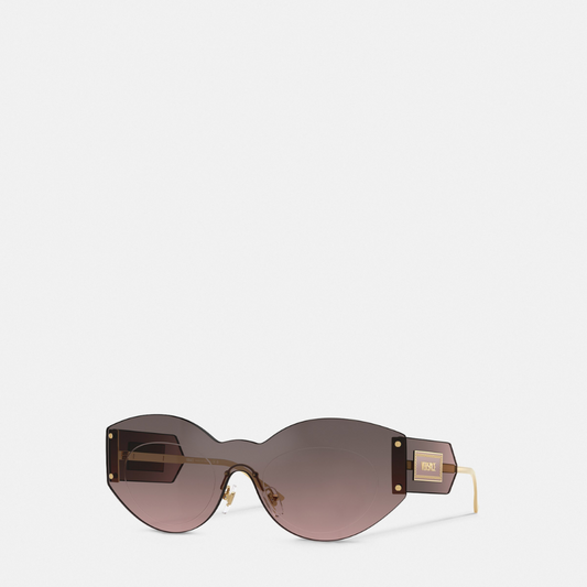 Damier Plaque Shield Sunglasses