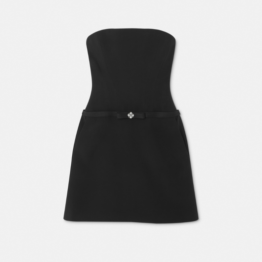 Satin Bustier Mini Dress
