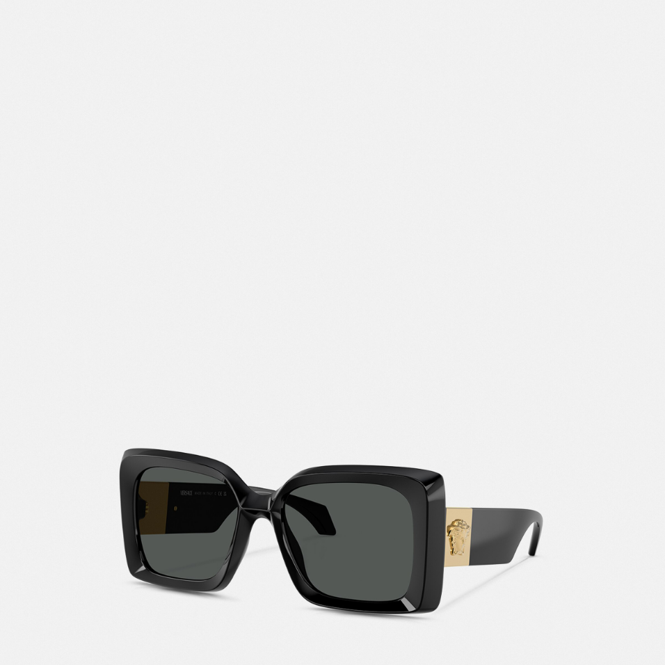 Medusa Plaque Maxi Sunglasses