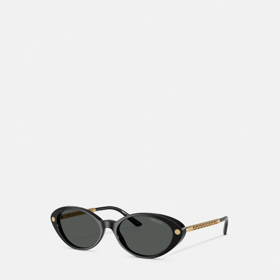 Tubular Greca Oval Sunglasses