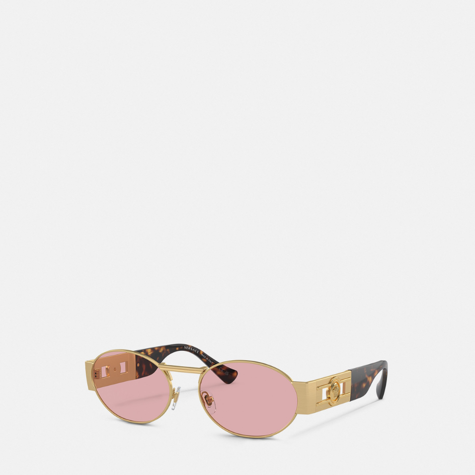 Medusa Deco Oval Sunglasses