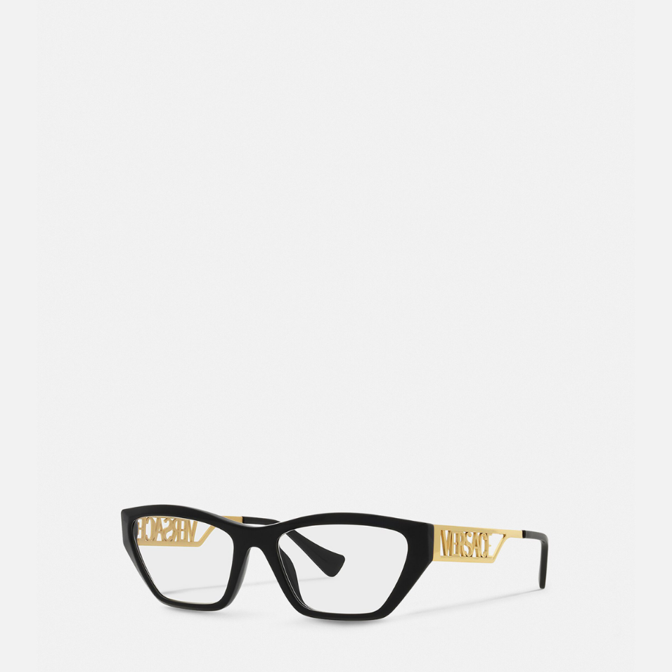 90s Vintage Logo Cat-Eye Glasses