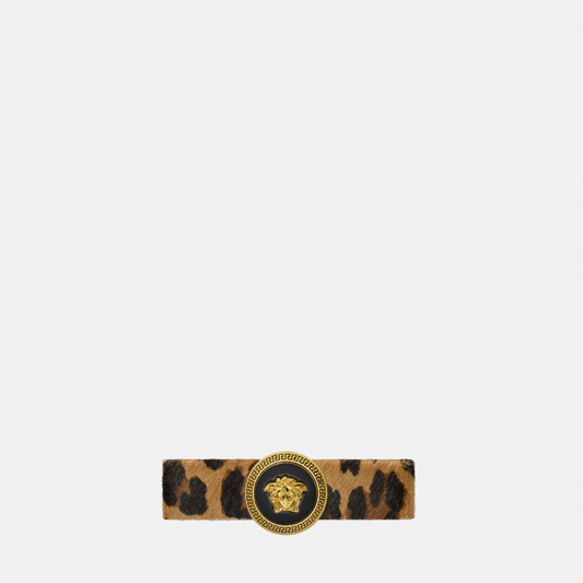 Gianni Ribbon Leopard Hair Clip