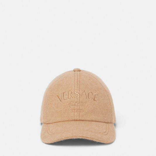 Versace Milano Stamp Wool Baseball Cap