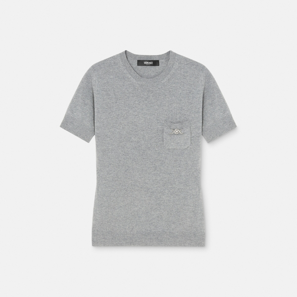 Cashmere-Blend Knit Top