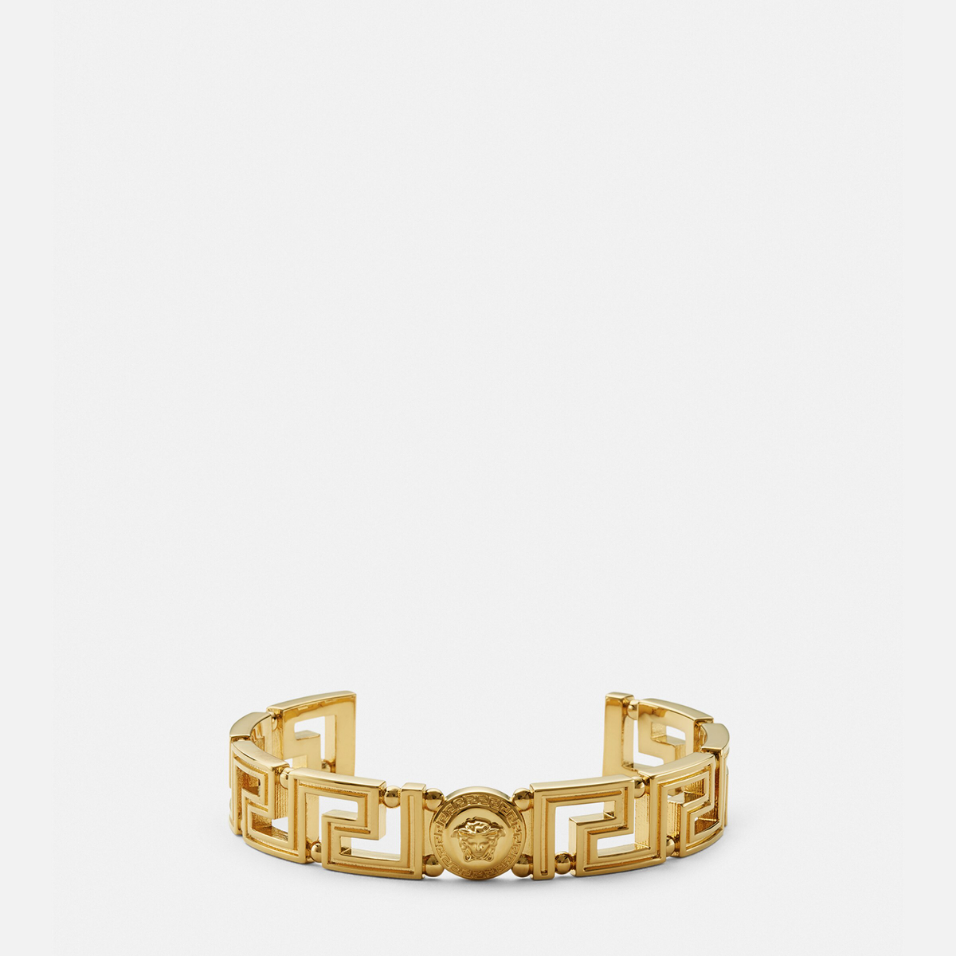 Medusa Greca Cuff Bracelet