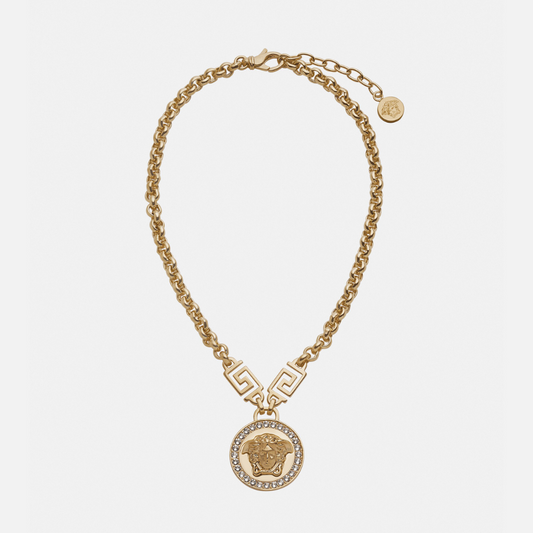 Crystal La Medusa Greca Necklace