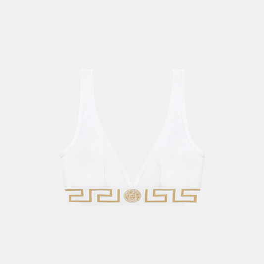 Greca Border Triangle Bralette