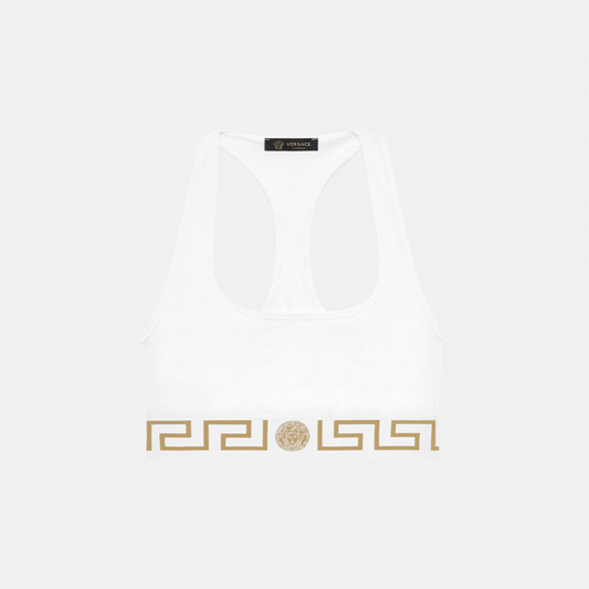 Greca Border Scoop Bralette