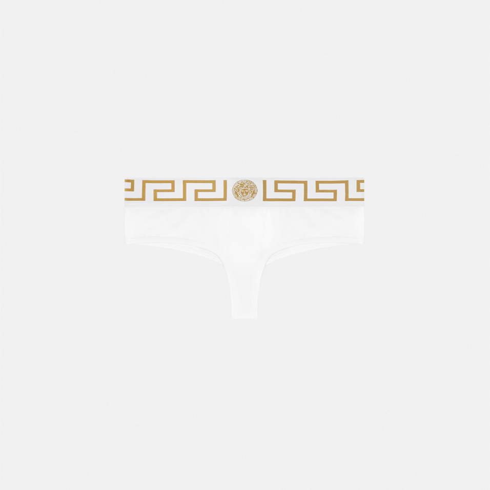 Greca Border Thong