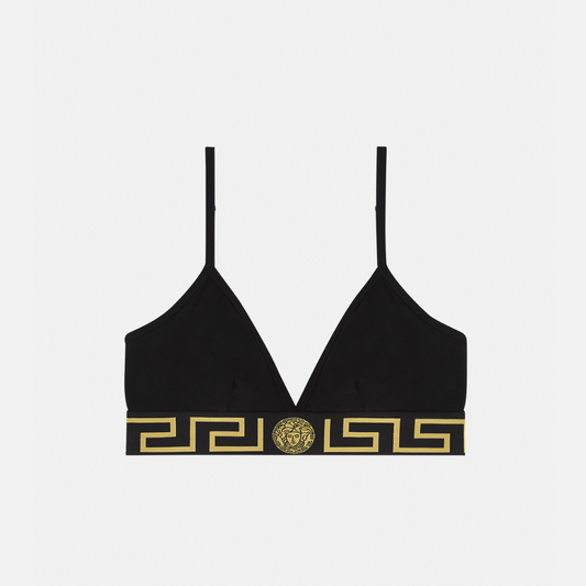 Greca Border Triangle Bralette