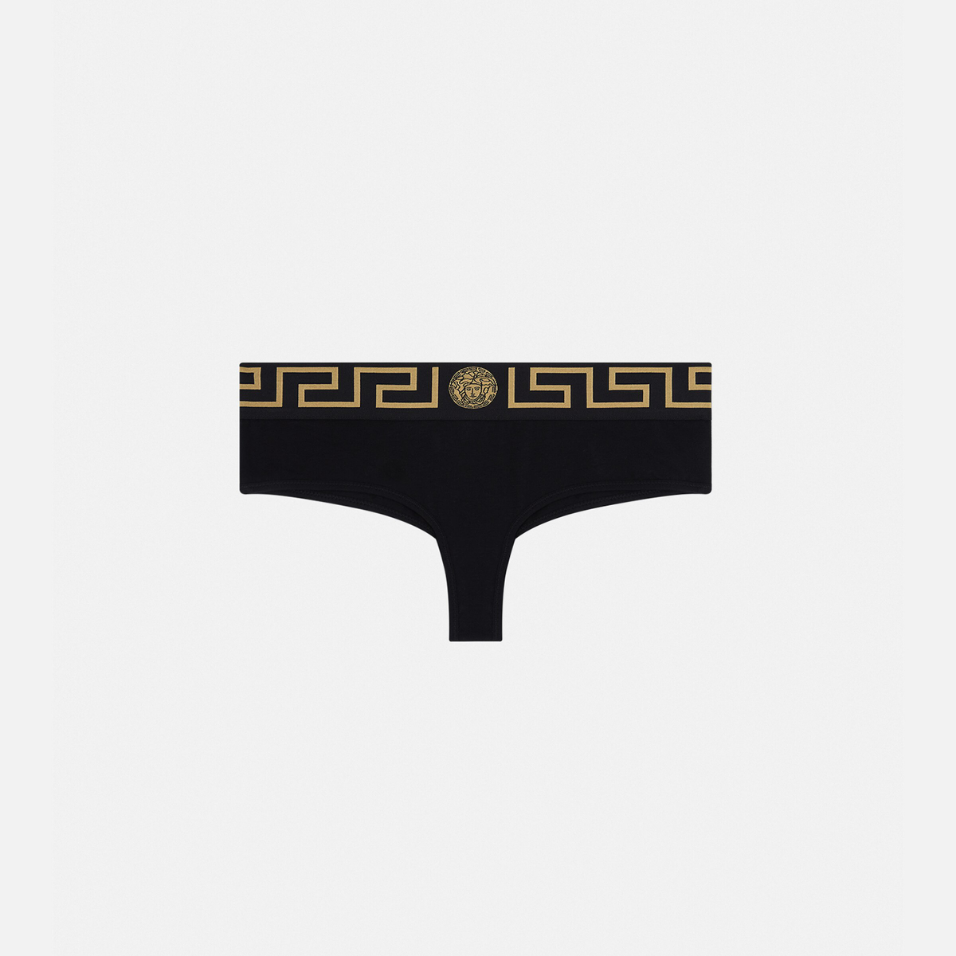 Greca Border Thong