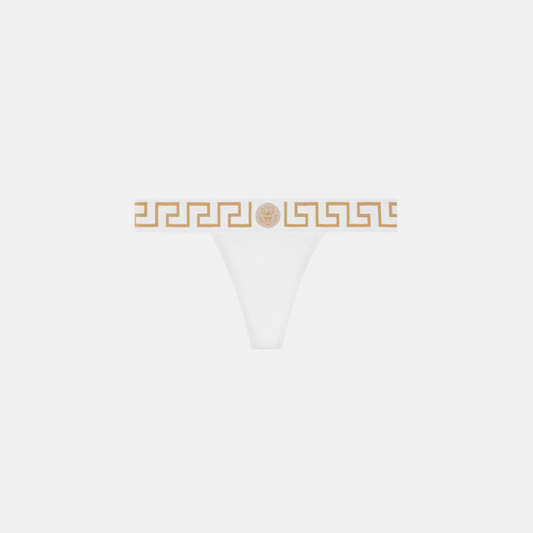 Greca Border Thong