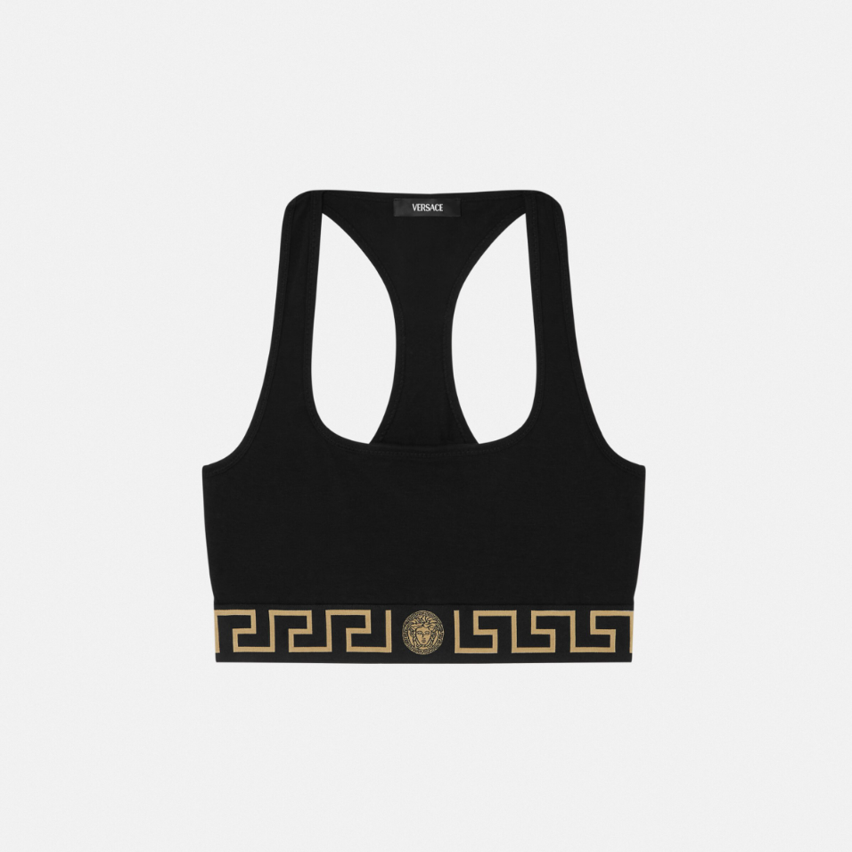 Greca Border Scoop Bralette
