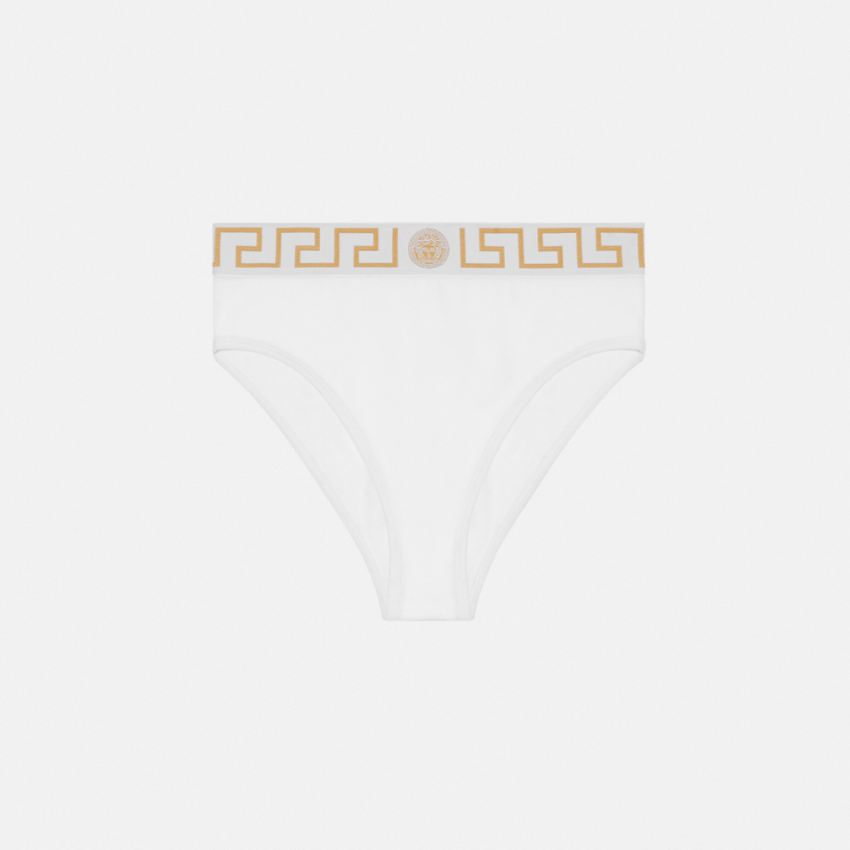 Greca Border High Waist Briefs