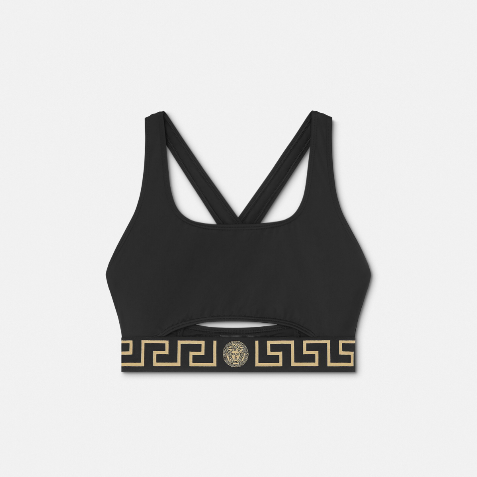 Greca Border Bikini Top