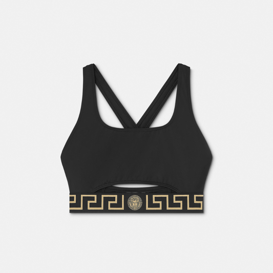Greca Border Bikini Top