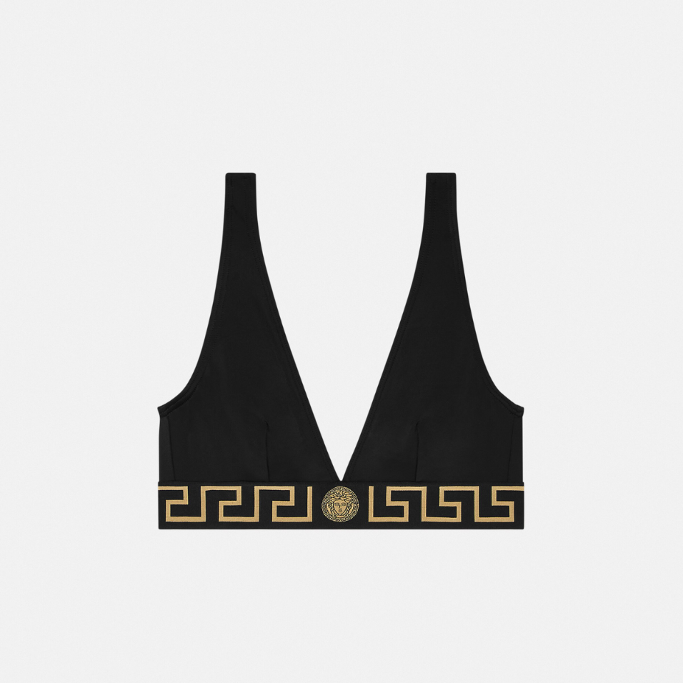 Greca Border Bikini Top
