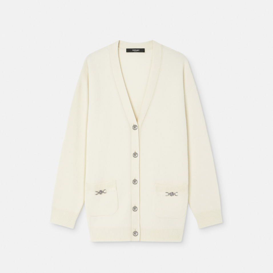 Cashmere-Blend Oversize Cardigan