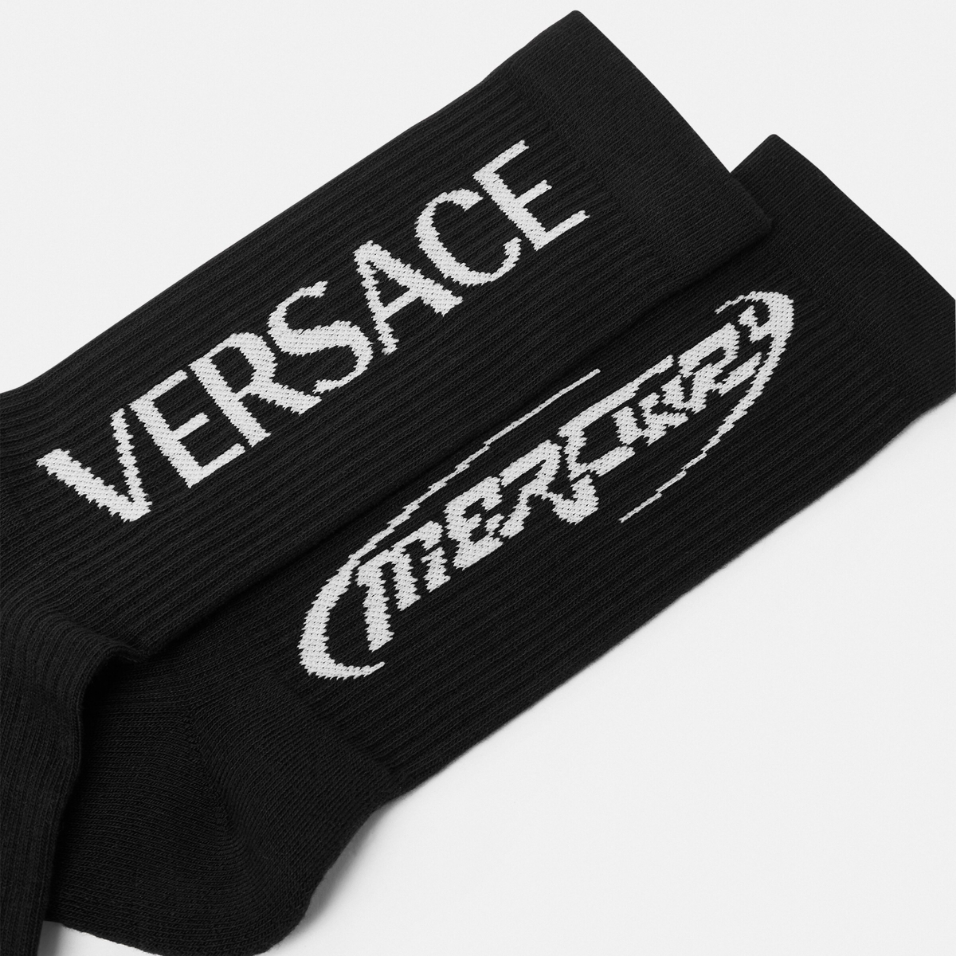 Versace Mercury Logo Socks