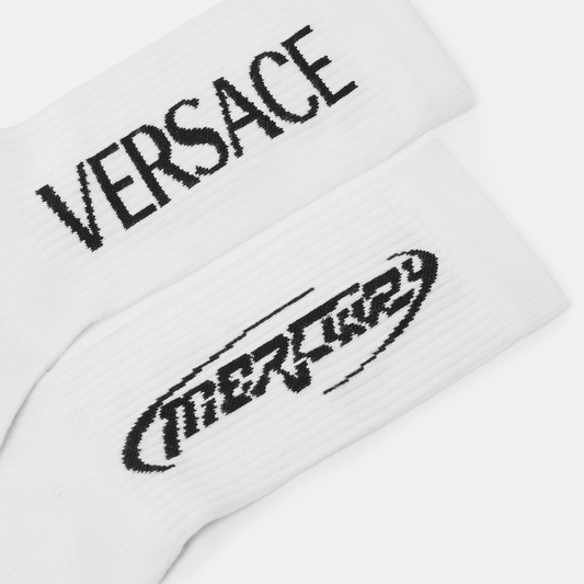 Versace Mercury Logo Socks