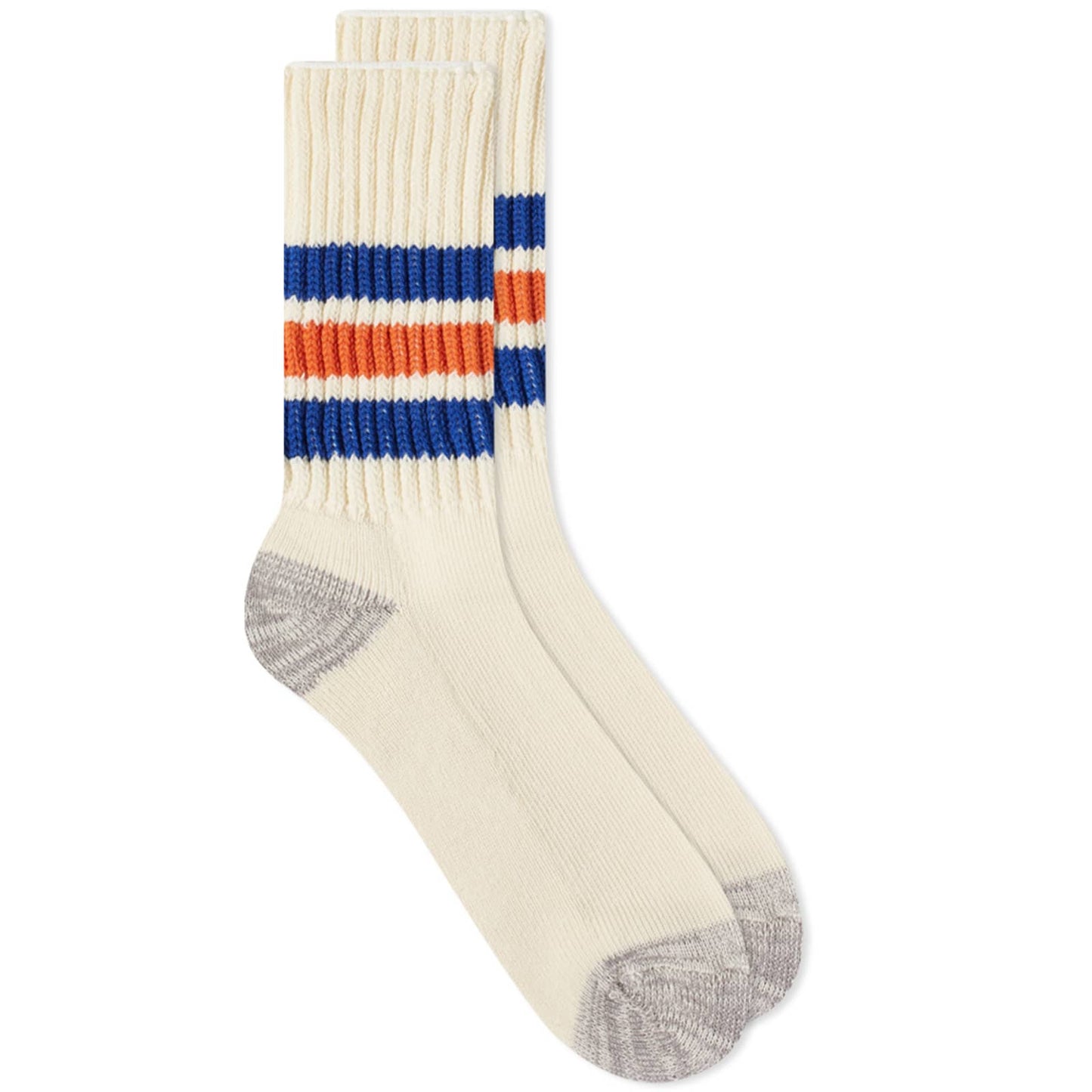 Coarse Ribbed Old School Crew Socks
