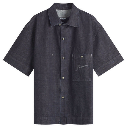 Indigo Denim Short Sleeve Shirt