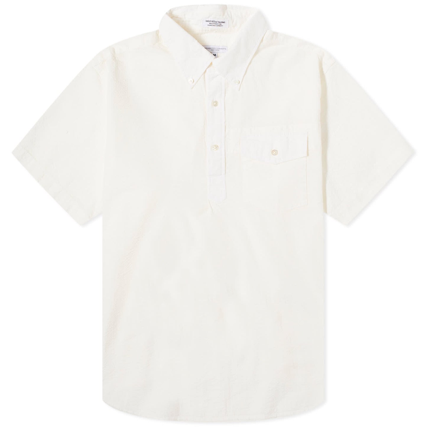 Popover Button Down Short Sleeve Shirt